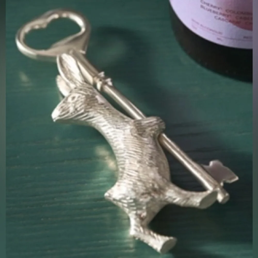 Anthropologie Bunny Bottle Opener Silver Key Whimsical Easter Sprint Gifts New